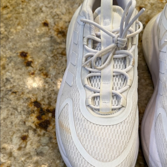 Adidas Cloudfoam Bounce White Athletic Shoes size 11 1/2 - Picture 5 of 7